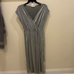 Large striped jump suit